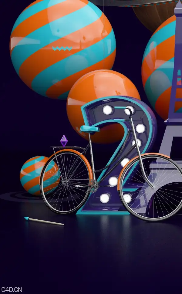 C4D作品欣赏：C4D和PS制作的创意作品 C4D works - C4D之家 - 1f6aaea17089b754906187d77c936813.jpg