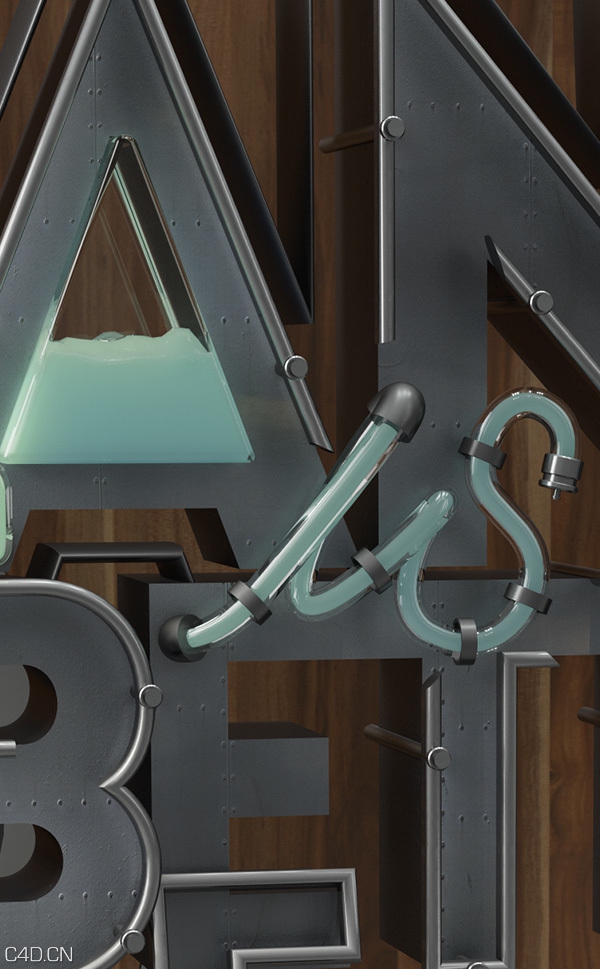 C4D作品欣赏：字母创意展示 C4D works - C4D之家 - 3805c3582ee47068466c5103d75981a1.jpg