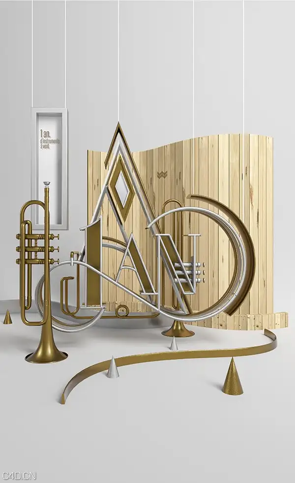 C4D作品欣赏：工业字母创意设计 Cinema 4D and Photoshop - C4D之家 - 5d66423132e3d440830eac841914f932.jpg