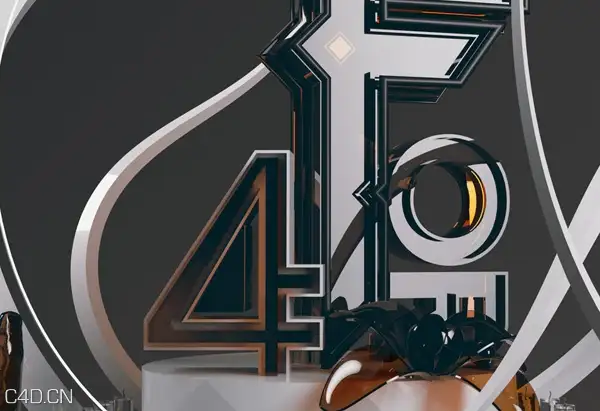 C4D作品欣赏：创意字母设计 New direction of my work!