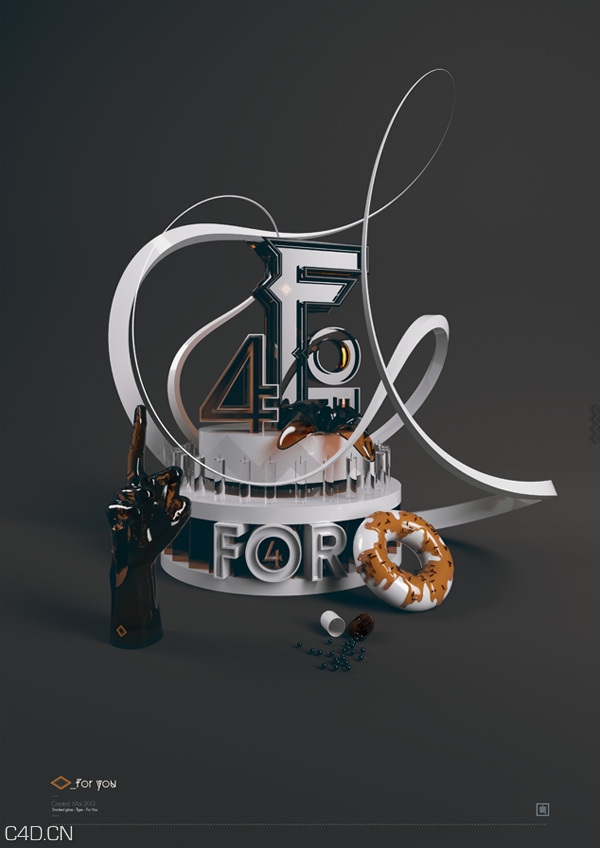 C4D作品欣赏：创意字母设计 New direction of my work! - C4D之家 - adc8260d2884cec948797987a80fd1e0.jpg