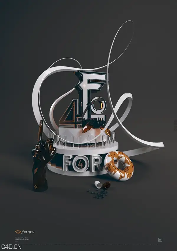 C4D作品欣赏：创意字母设计 New direction of my work! - C4D之家 - adc8260d2884cec948797987a80fd1e0.jpg