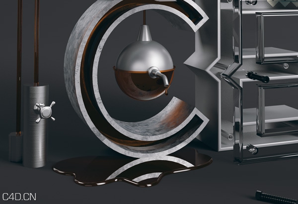 C4D作品欣赏：创意字母设计 New direction of my work! - C4D之家 - 41afd819f17f29a215cdb53219621289.jpg