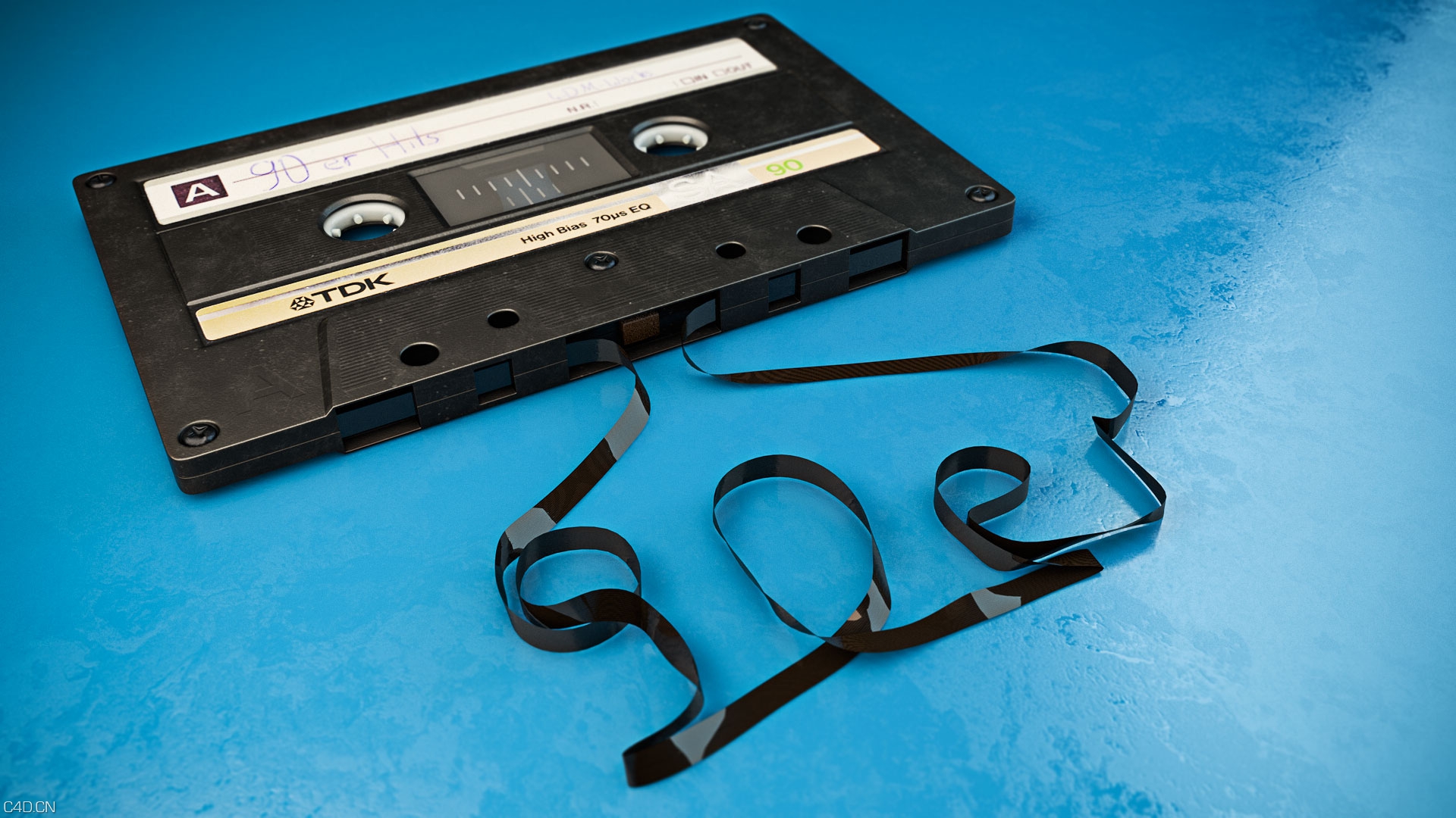 磁带C4D高精模型 Tape 3D model - C4D之家 - kassette_cassette_3d_model_p2.jpg