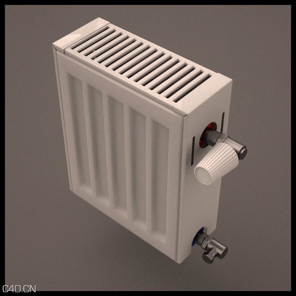 暖气片C4D模型 Radiator of 3D model - C4D之家 - radiator.jpg