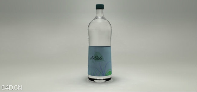 C4D瓶子模型 C4D Bottle modeling - C4D之家 - 1124146.jpg