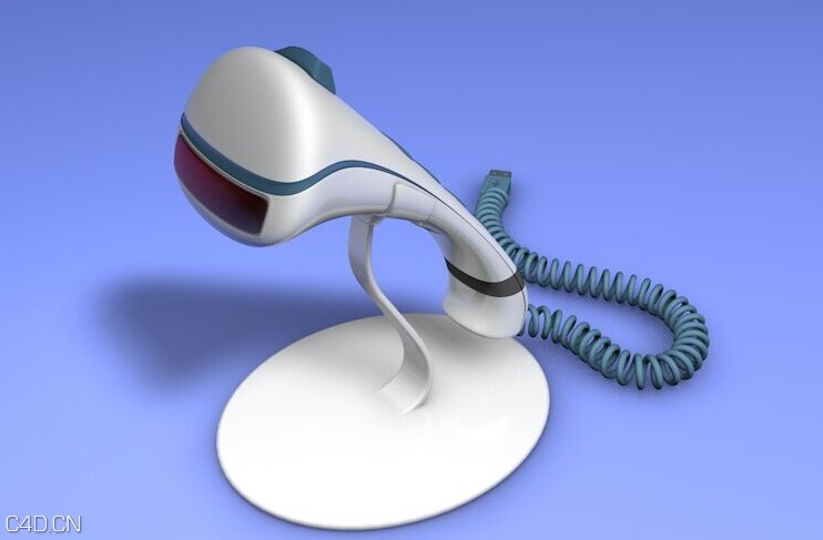 扫码仪/条码扫描器 Bar code scanner 3D model