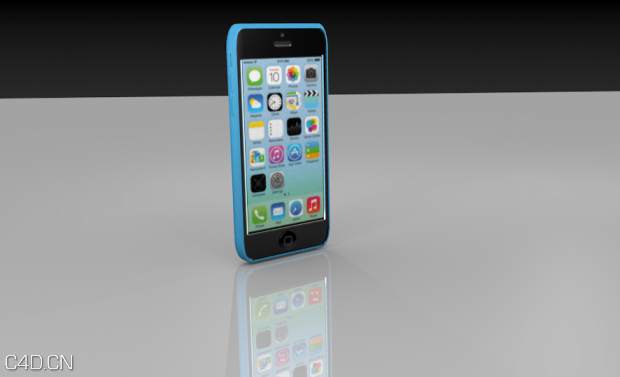iphone 5C 3d模型（Blend格式） - C4D之家 - l80202-iphone-5c-48875.png