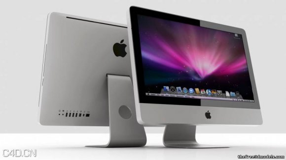 苹果电脑：iMac C4D模型 iMac 3d model - C4D之家 - l10627-imac-39439.jpg