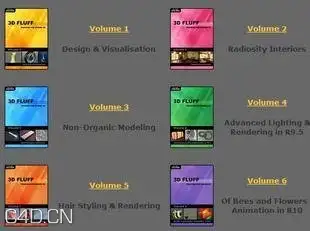 [3D.Fluff.Training.for.CINEMA.4D.Vol.01-06.iso]前五套经测试可以下载