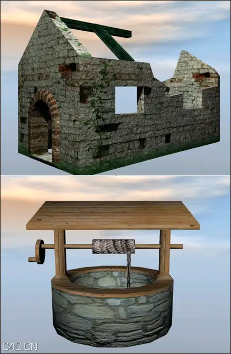 破旧房屋、水井游戏场景3D模型 Dexsoft-Game : Fantasy Outdoor - C4D之家 - 026ab22f8f39a29b810e8a49c0101471.png