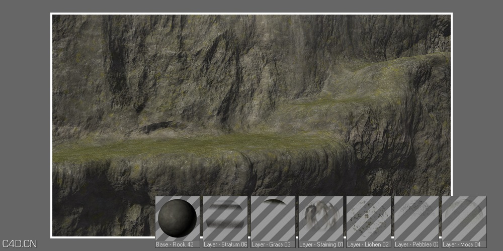 C4D山丘地形材质着色器 LANDSCAPE SHADING KIT V1 and V2 - C4D之家 - LSK-Example-A-03.jpg