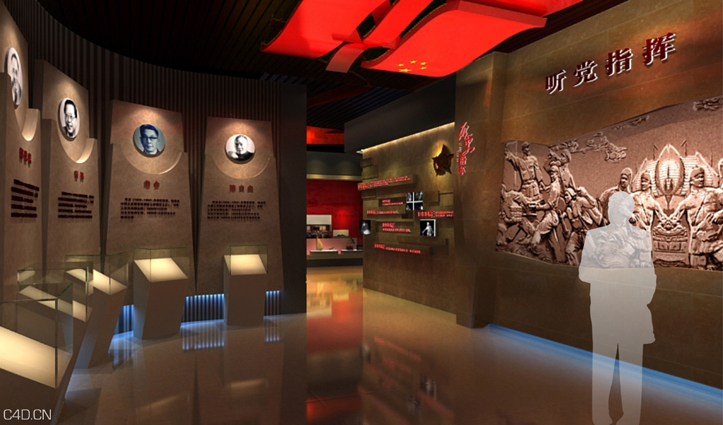 中国人民解放军广州军区战士文工团团史馆 - C4D之家 - 5(16).jpg