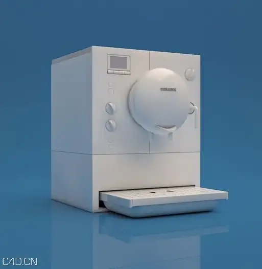 台式饮水机C4D模型 Drinking machine 3D model