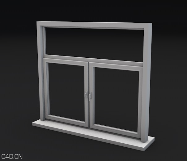 现代窗户C4D模型 Windows 3D model - C4D之家 - cinema4d_ 2015-03-29 23.30.46.jpg