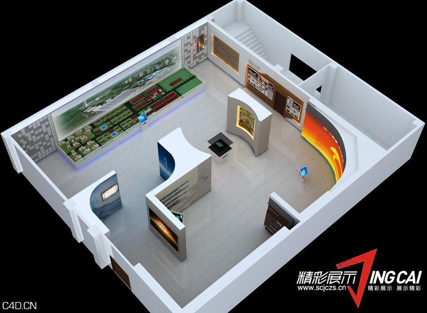 四川特驱投资集团企业多媒体展厅设计 - C4D之家 - 201407211618322591.jpg