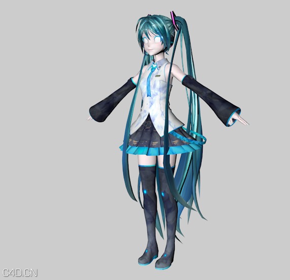 《銀獅式初音》绑定C4D/PMX模型 - C4D之家 - cinema4d_ 2015-03-30 21.40.01.jpg