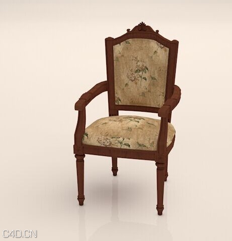 欧式木椅C4D模型 Wooden chair 3D model - C4D之家 - cinema4d_ 2015-03-30 21.56.05.jpg