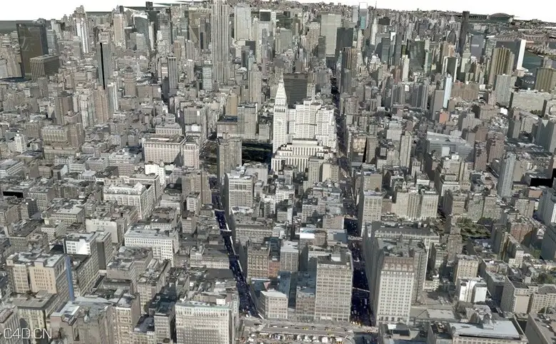 纽约高精度城市建筑群3D模型 New York city building 3D model - C4D之家 - cinema4d_ 2015-03-30 23.32.40.jpg