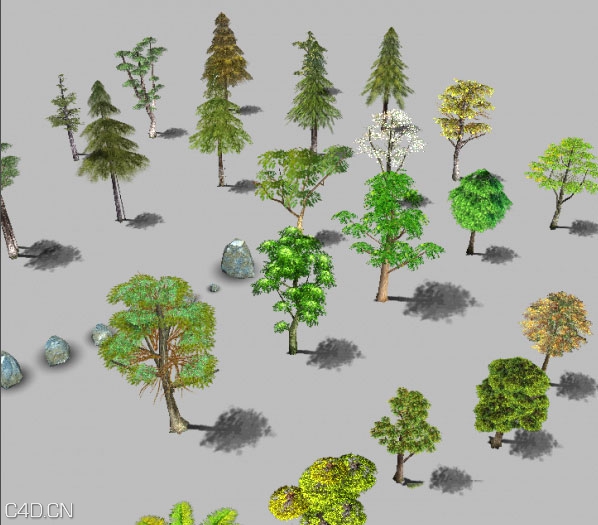 网络游戏素材：树木石头C4D模型 - C4D之家 - 092759n9o34n3yevn284v5.jpg