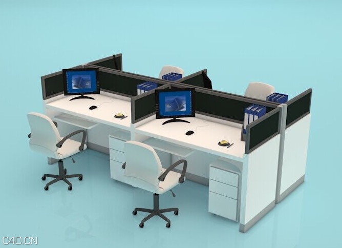 办公室桌椅C4D模型 Office furniture 3D model - C4D之家 - cinema4d_ 2015-04-01 00.52.49.jpg