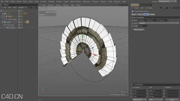 C4D折叠扇教程 Cinema 4D – 3 Alternative Ways to Setup a 3D Folding Fan Tutorial