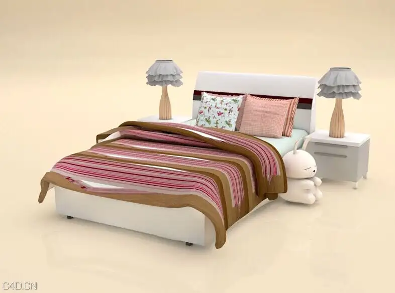 儿童床C4D模型 Children's bed 3D model - C4D之家 - cinema4d_-2015-04-02-00.16.51.jpg