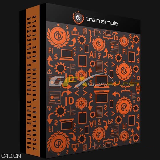 C4D与AE协作教程 Train Simple - After Effects CC with Cinema 4D Lite