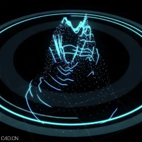C4D制作科技特效：电子扫描线视频教程 Tron Scanning Lines - C4D之家 - cinema4d_ 2015-04-02 02.26.27.jpg