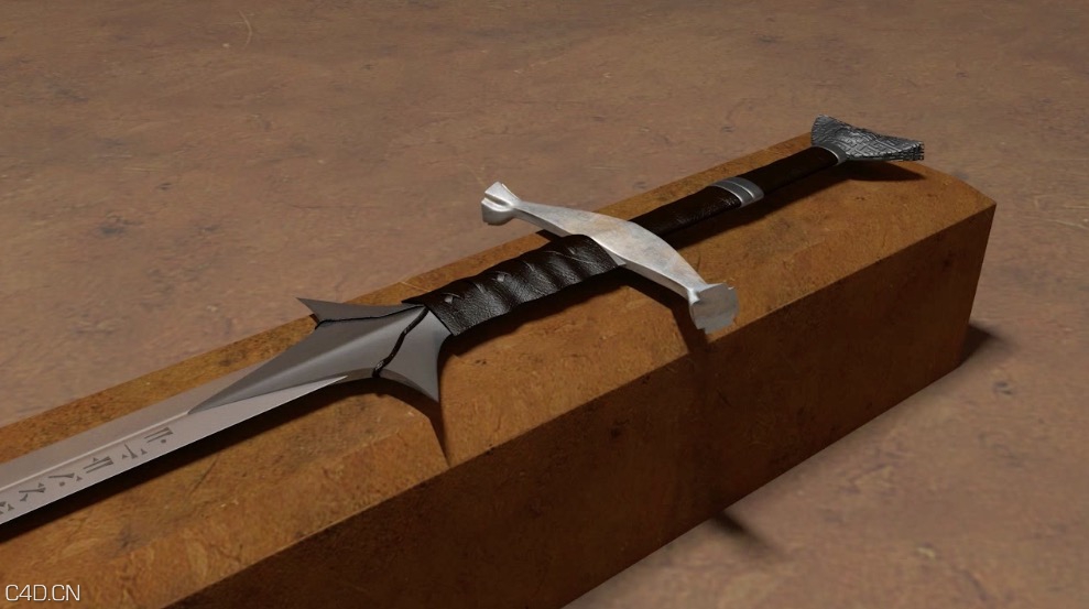 CINEMA 4D宝剑快速建模教程 speed video modeling sword - C4D之家 - cinema4d_ 2015-04-03 00.04.45.jpg