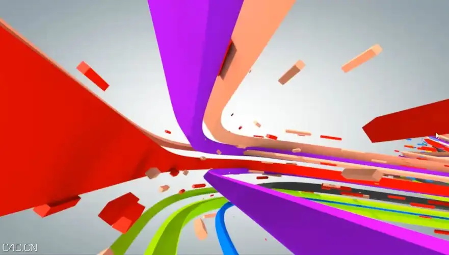 C4D栏包场景制作教程 Cinema 4D_ Abstract Scenes Tutorial