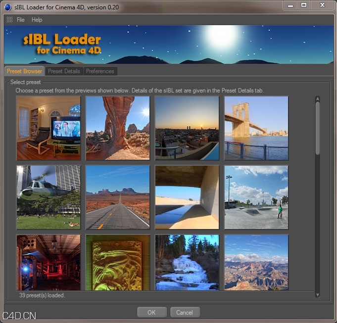 sIBL HDR插件 Loader for Cinema 4D - C4D之家 - sibl_c4d.jpg
