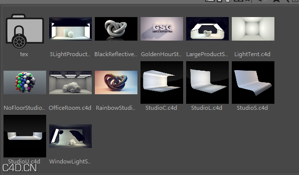 C4D灯光预设 - C4D之家 - _Q90ECJB~M}`(PD8A~PGT{K.png
