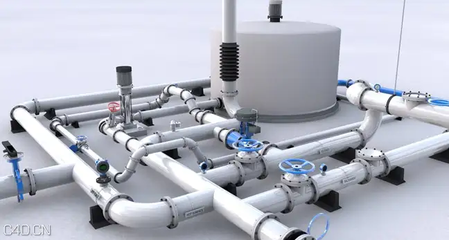 C4D下水管道模型预设插件 The Pixel Lab Pipes Generator for Cinema 4D + 使用教程 - C4D之家 - Pipe-Generator-Cineam4D.jpg