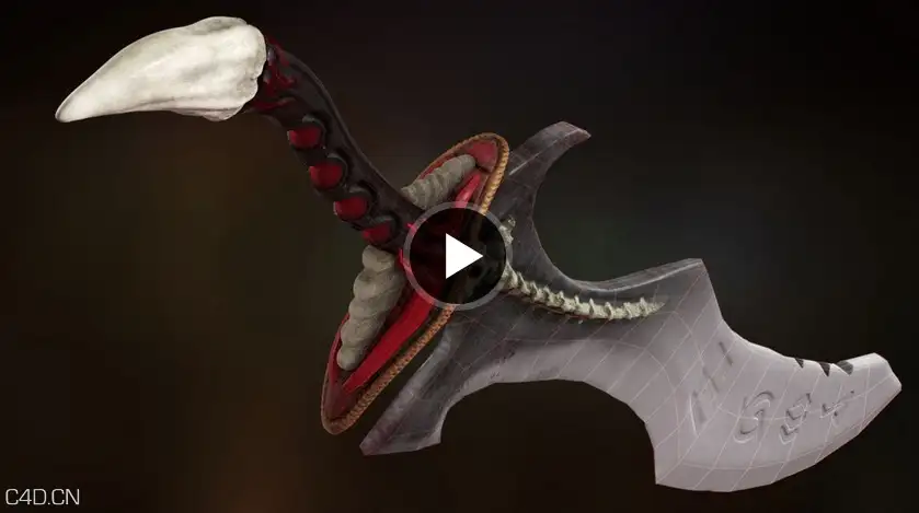C4D/ZBrush制作游戏武器教程 Digital Tutors – Creating Game Weapons