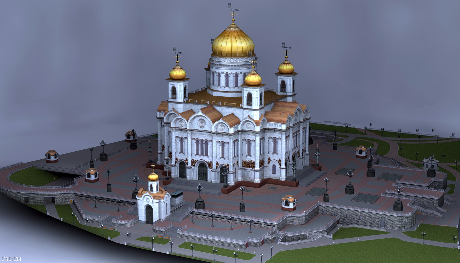 300组俄罗斯建筑3D模型合辑3D Models Russian Buildings - C4D之家 - OATcDli.jpg