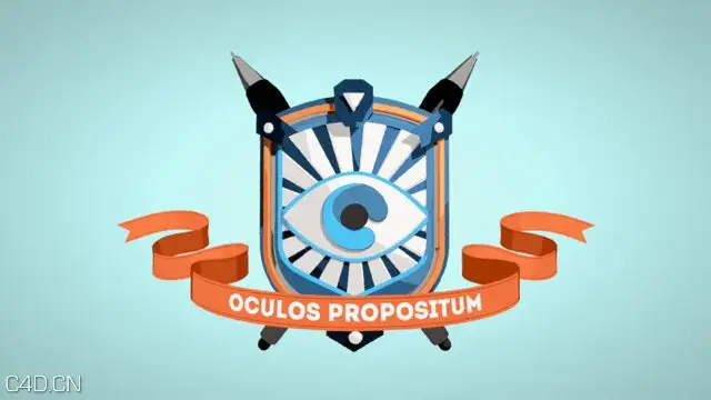 C4D 2D风格盾牌生长动画教程Creating an Illustrative 2D Style Ribbon in Cinema 4D - C4D之家 - 478505377_640.jpg