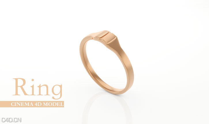戒指C4D模型 Ring 3D model