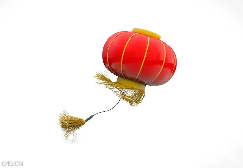灯笼C4D模型 Lantern 3D model
