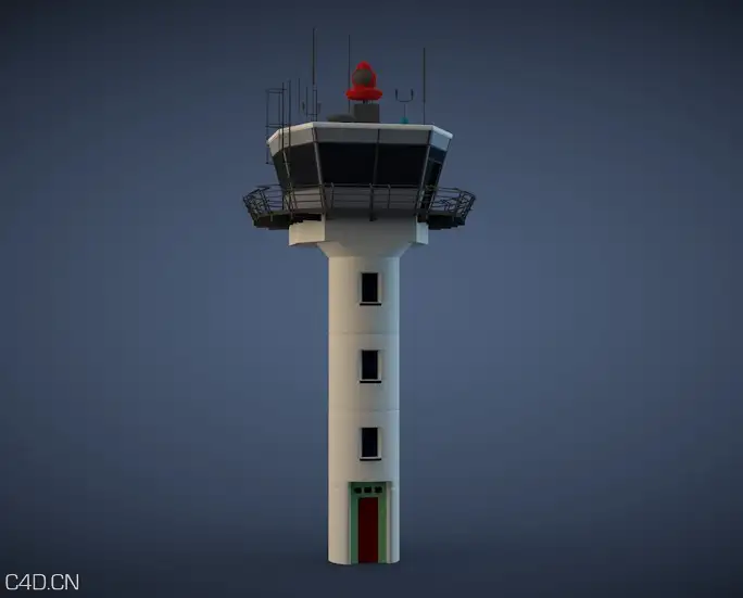瞭望塔C4D模型 Control Tower 3D Model for cinema4D - C4D之家 - cinema4d_ 2015-04-14 23.56.58.jpg