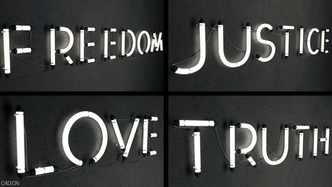 荧光灯管文字C4D工程 alphabet neon - C4D之家 - 153303tuo53sj8wkkwdddr.jpg