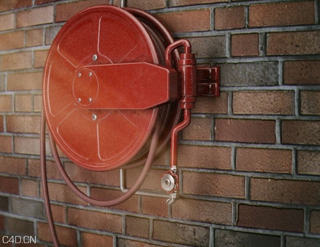 C4D消防水带延时高清建模教程Cinema4D_ Modeling a Fire Hose Timelapse-HD