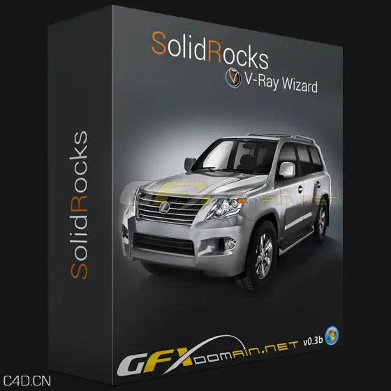 Solidrocks脚本渲染优化C4D插件V0.3b版 SolidRocks v0.3b For Cinema 4D WIN64 - C4D之家 - solidrock03b.jpg