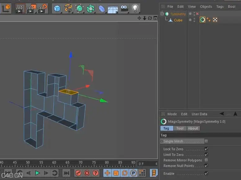 C4D魔术对称汉化版(含教程) MagicSymmetry V1.0 - C4D之家 - cinema4d_-2015-04-15-23.18.02.jpg