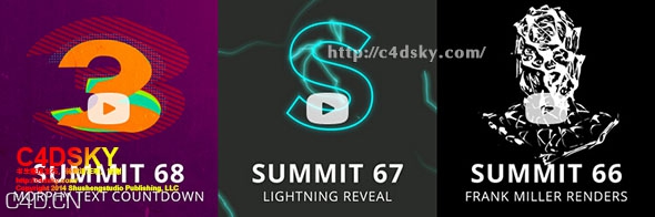 更新66-68集 Mt. Mograph:AE+C4D实用进阶教程系列MG运动图形动画教程第66-68集 - C4D之家 - summit 66 67 68.jpg