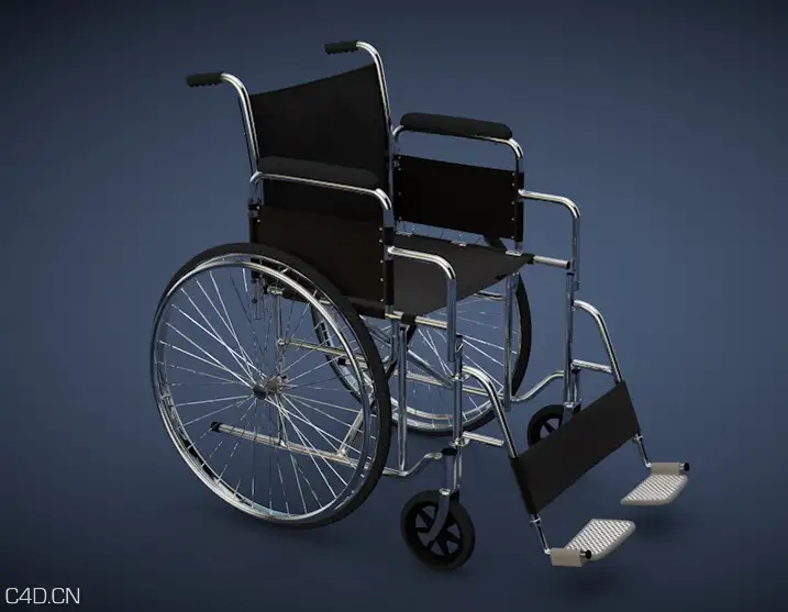 轮椅C4D模型 Wheelchair 3D model - C4D之家 - cinema4d_ 2015-04-22 02.02.57.jpg