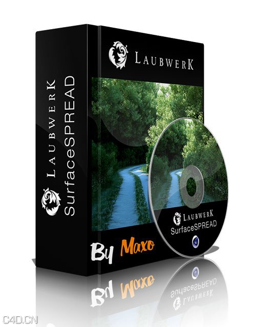 C4D植物生成插件预设 Laubwerk SurfaceSPREAD V1.0.34 R12-R16 Win - C4D之家 - 1427568908_laubwerk_surfacespread.jpg