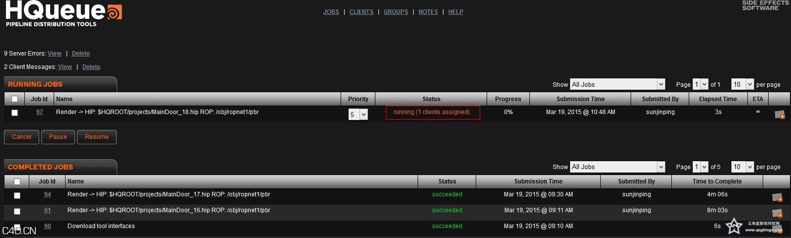 Houdini分布式网络渲染农场配置教程