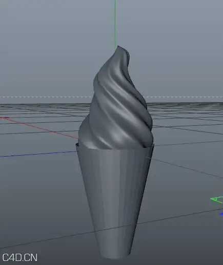 c4d 冰激淋 简单制作 - C4D之家 - QQ截图20150424114255.jpg