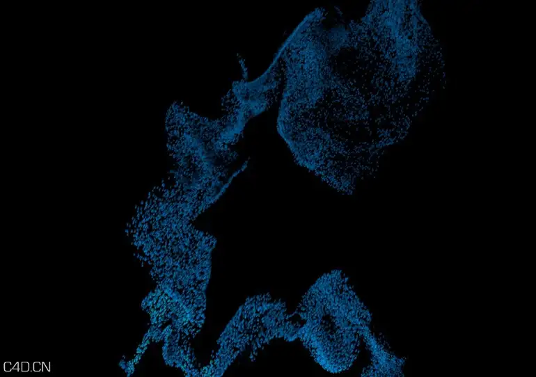 C4D思维粒子教程（含工程文件） Underwater Thinking Particles Float